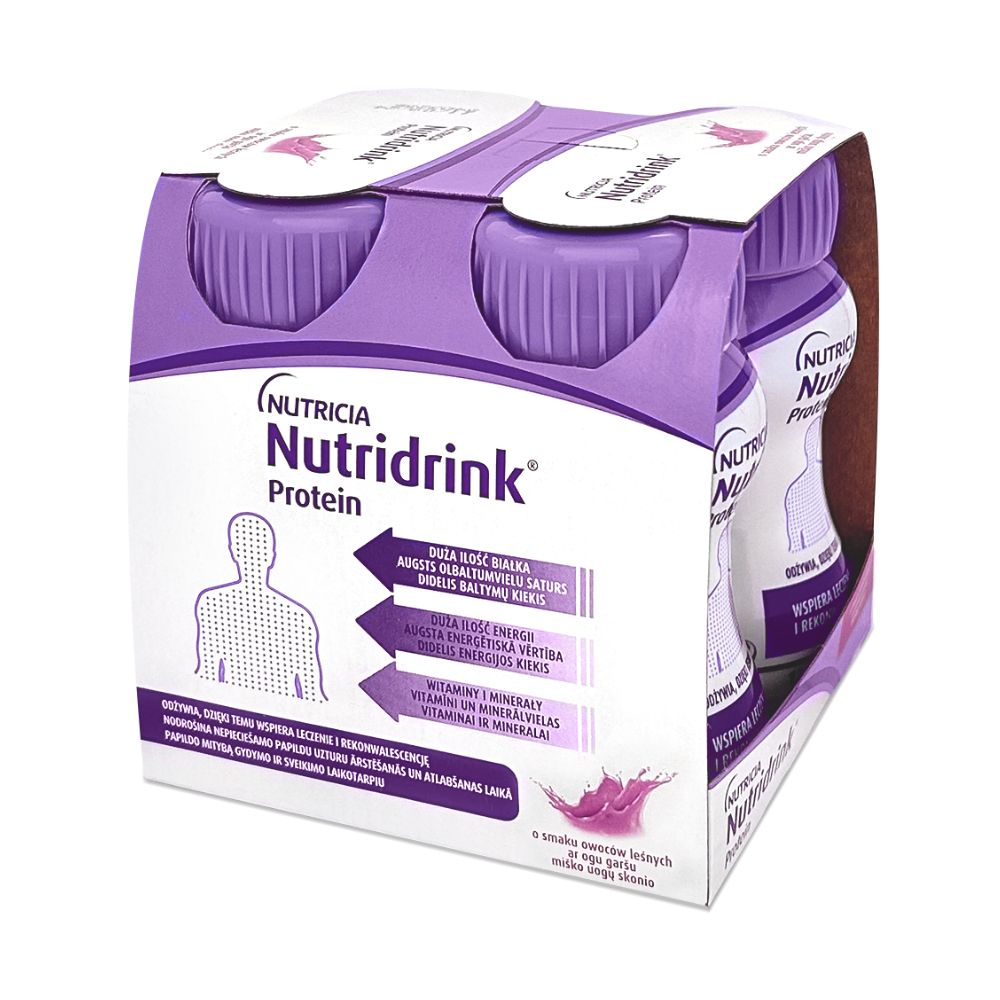 Нутрідрінк Протеїн зі смаком лісових плодів / Nutridrink Protein Berries flavour