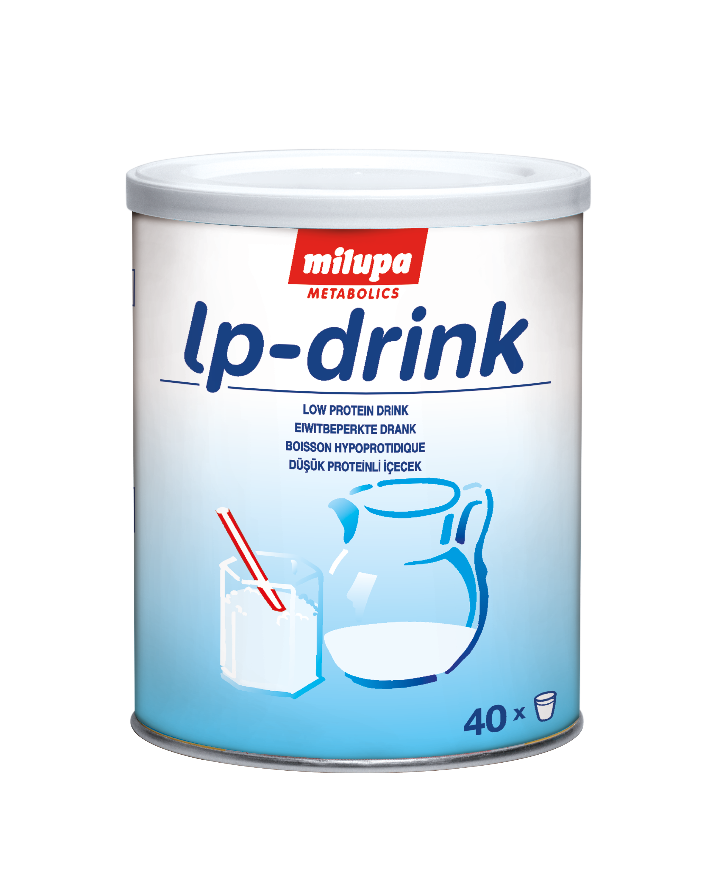 Мілупа Сухий напій з низьким вмістом білка / Milupa Low Protein Drink.